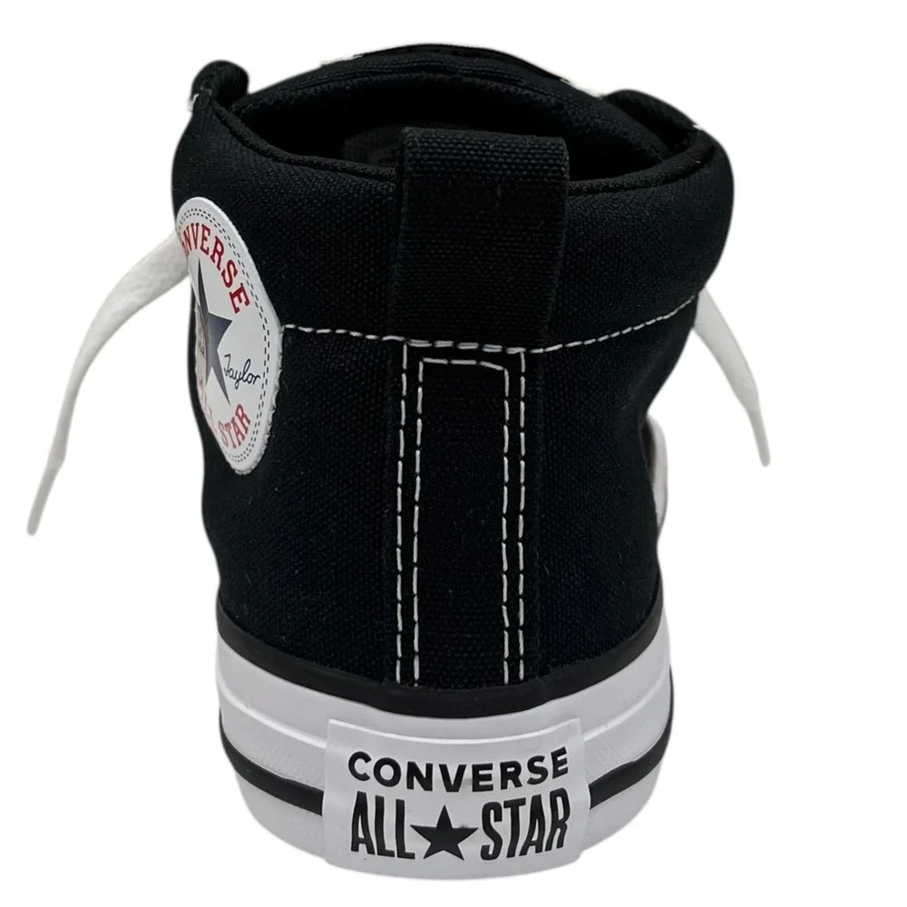 Converse Chuck Taylor All Star Youth Boys Girls Mid Top Sneaker Sz 3 Black-White